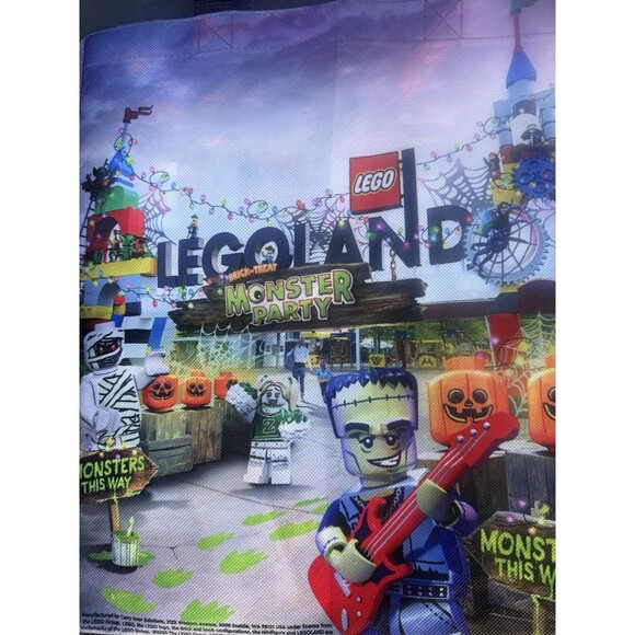 LEGO Legoland Tote 2024Monster Halloween Brick Or Treat Reusable Shopping Bag - Picture 3 of 8